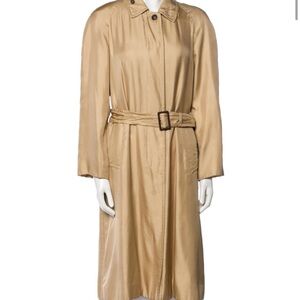 Prada 100% Silk Trench Coat